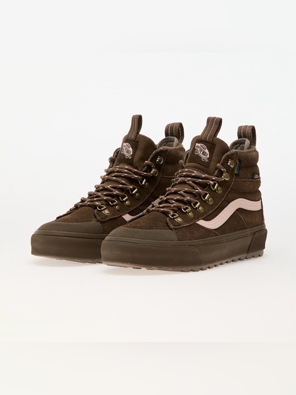 VANS MTE SK8-HI DR WATERPROOF Teak Pink Cold Weather Boots Women’s Size 8 $175